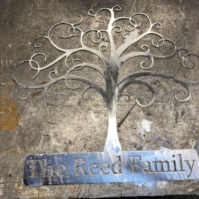 The Reed Family Sign